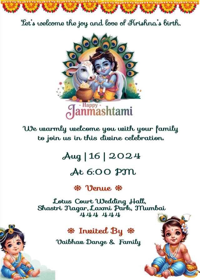 krishna janmashtami