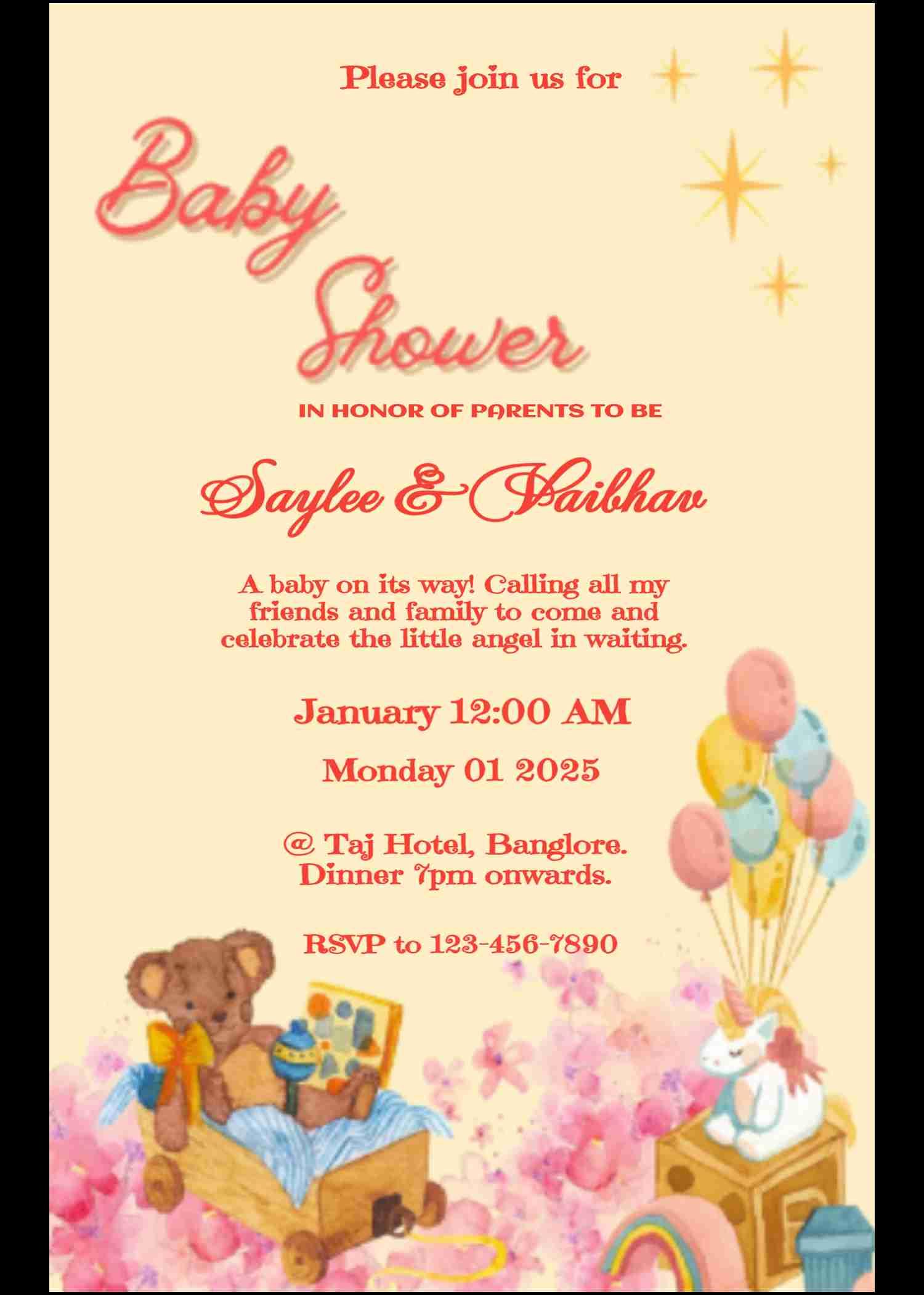 Ocean adventure baby shower invitation card - easyinvite