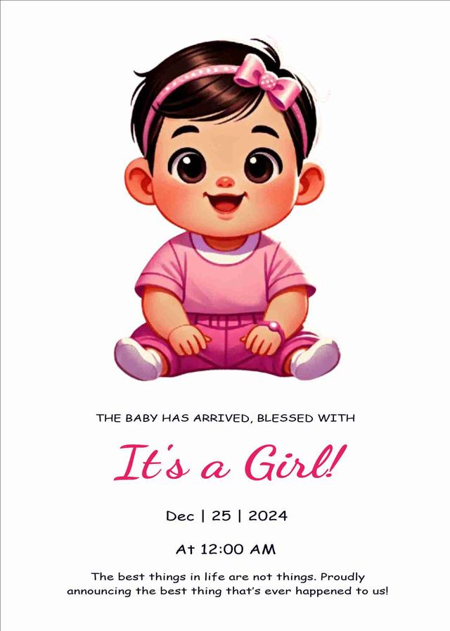 It’s a girl cards free online