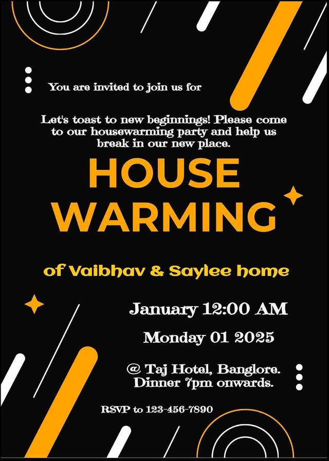 Customize housewarming invitations for free - easyinvite
