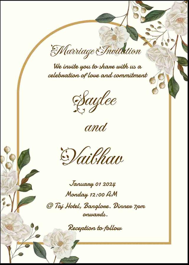 Design trendy and stylish wedding invitations easyinvite