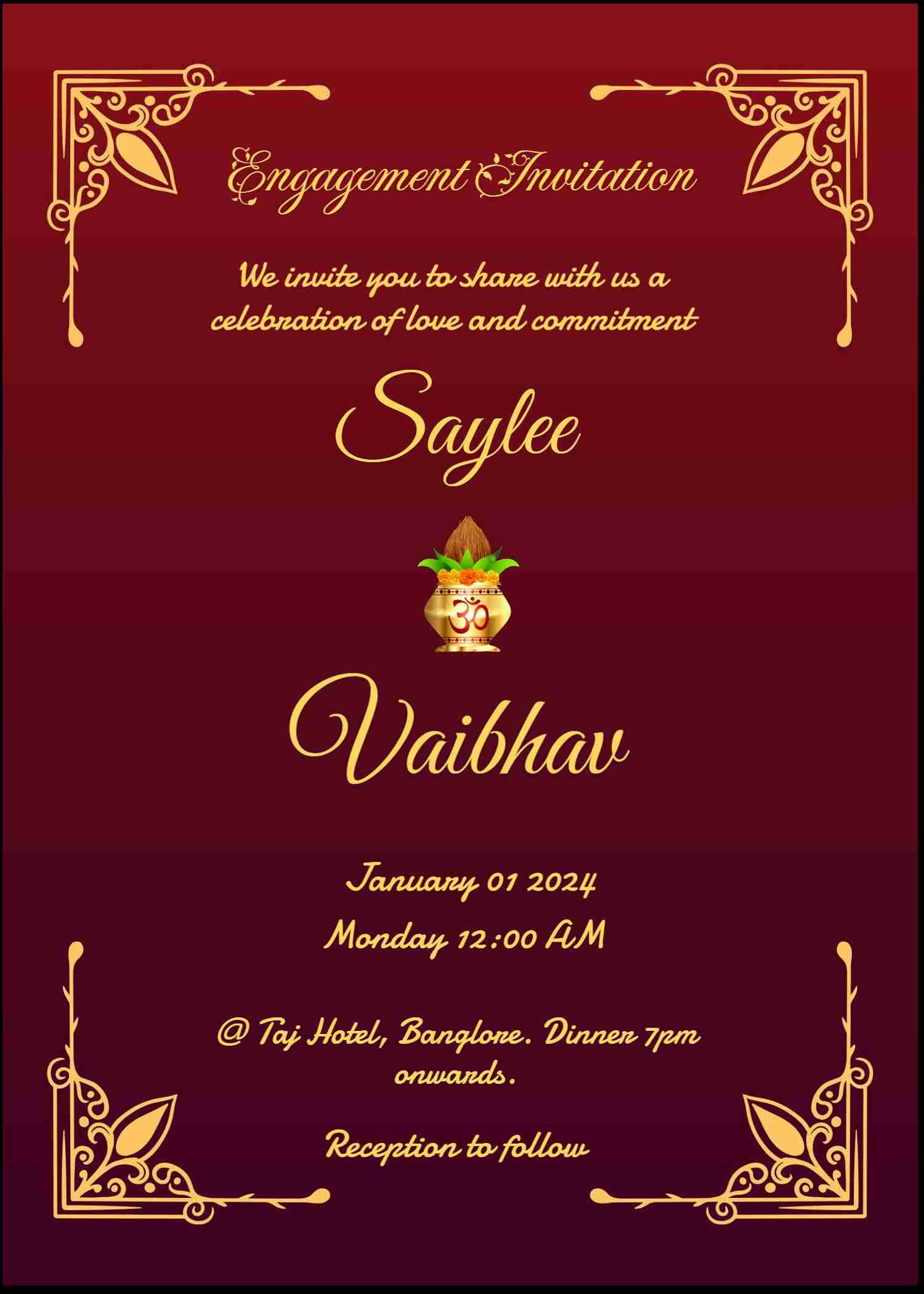 Create custom wedding invitations online easyinvite